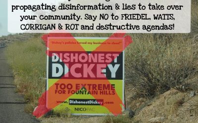 Who Is Behind NicoPAC Political Signs Around Fountain Hills? Hint: It Is an Outsider Funded By Ruinous Interests
